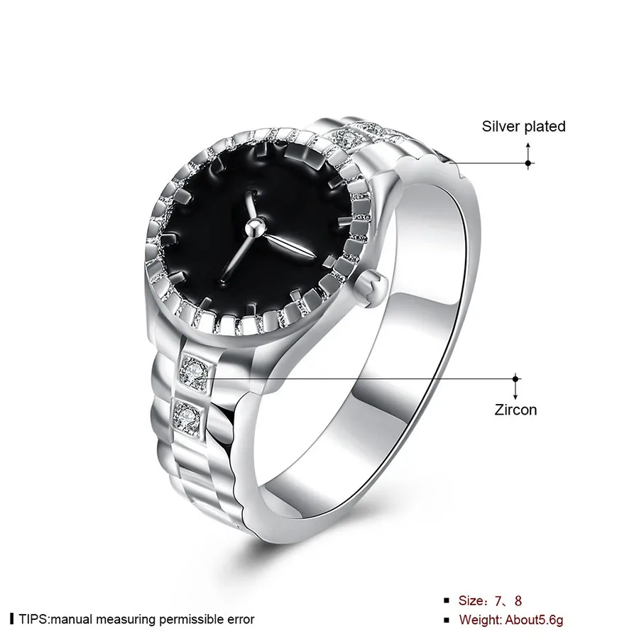 

Novelty Ring Watch Luxury Quartz Analog Watch Creative Steel Cool Alloy Ring Unisex Gift Watch Ladies Reloj Mujer