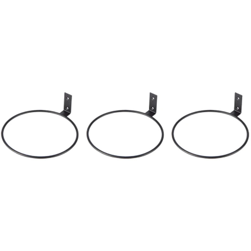 

Flower Pot Trays Ring Balcony Wall Mounted Pot Ring Holder Folding Metal Planter Stand Tray Flower Pot Tray