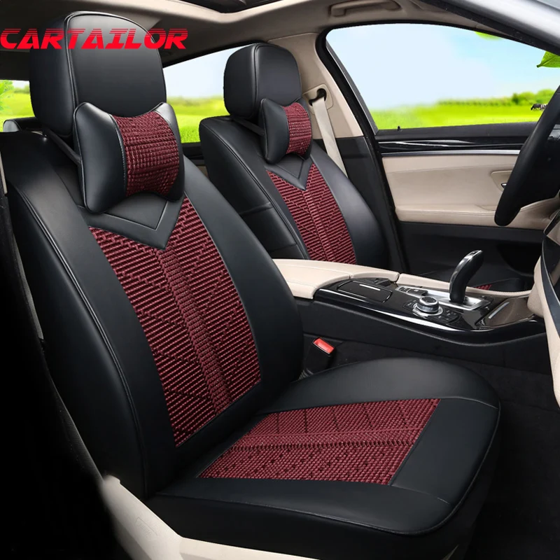 Чехлы для автомобильных сидений CARTAILOR Dodge Journey 2009 аксессуары Защитные чехлы из