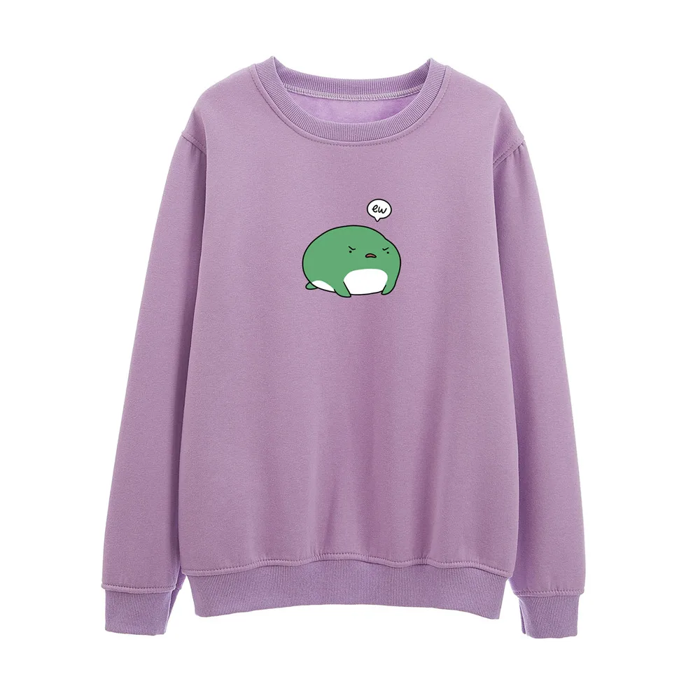 Winter Harajuku Girls Sweatshirt Cute Sweetshirts Crewneck Oversized Hoodie Cute Harajuku Kawaii Cotton Hoodies Cartoon Women