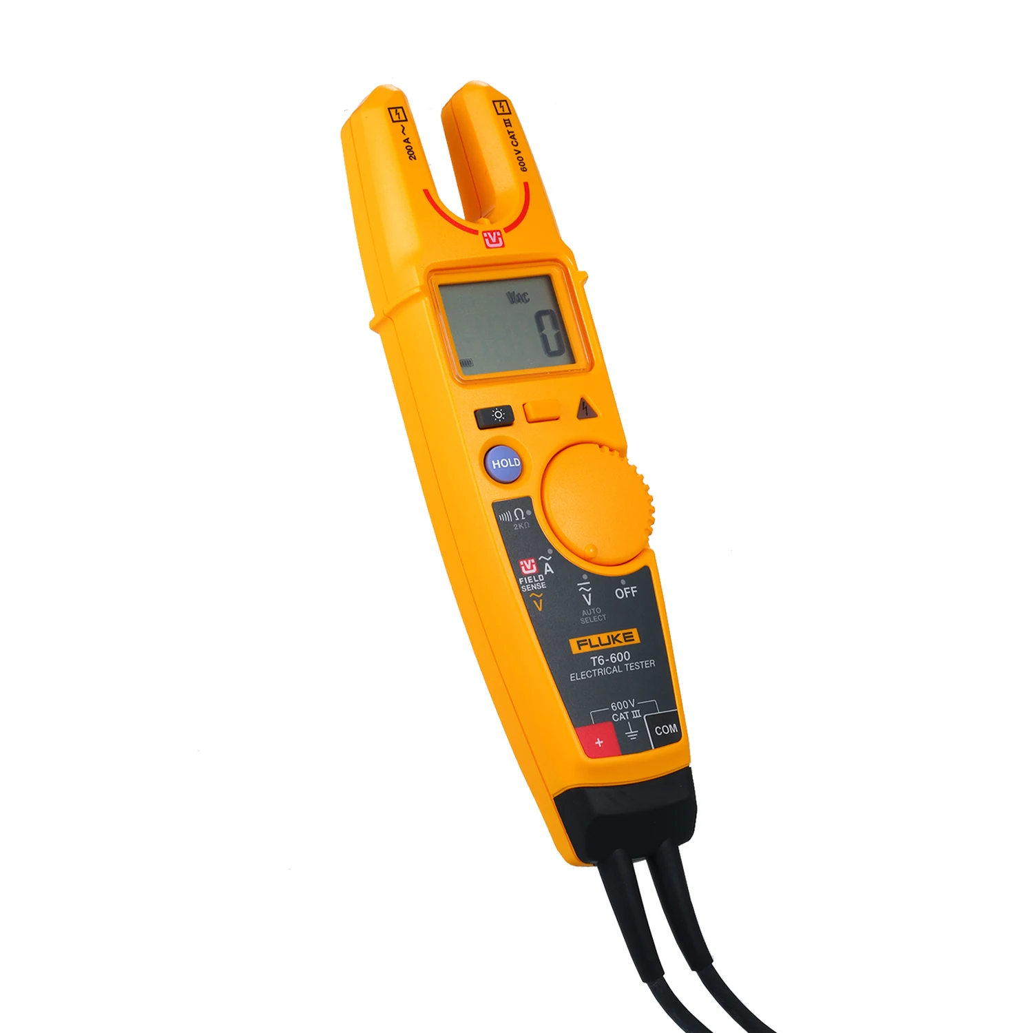 FLUKE T6-600 Токоизмерительные клещи True-RMS Электрический тестер Цифровой мультиметр зажим AC/DC измерители напряжения 200A AC токовые клещи