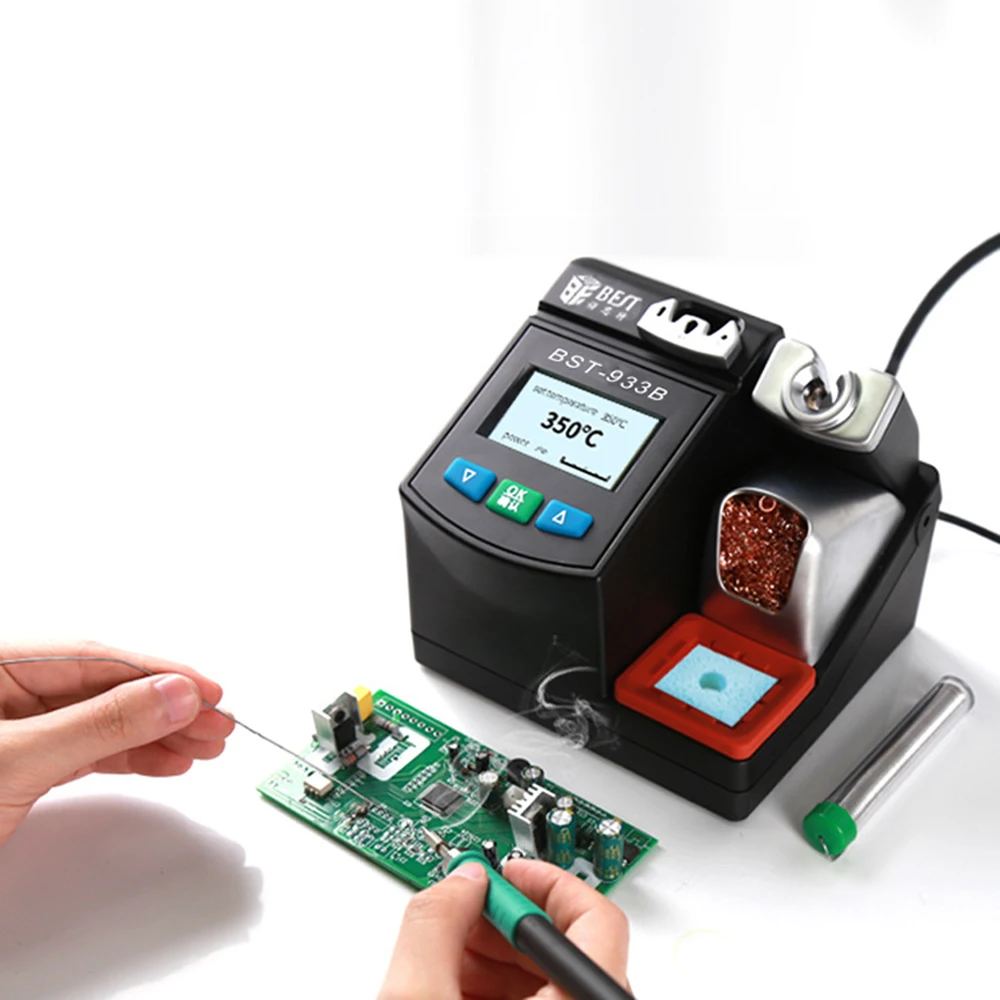 

Lead-free soldering station 130W precision rapid heating digital display mobile phone repair tools electric iron
