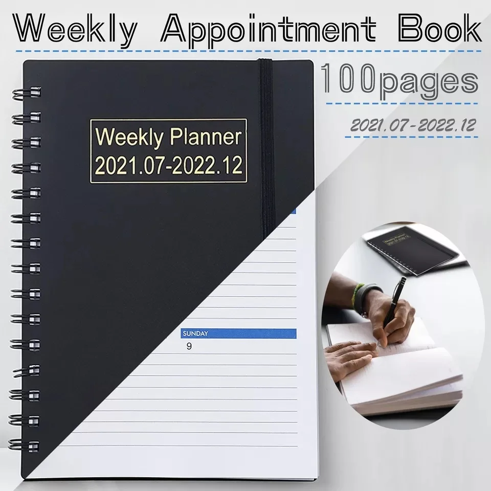 Английский ежедневник еженедельный ежемесячный планировщик блокнот скетчбук