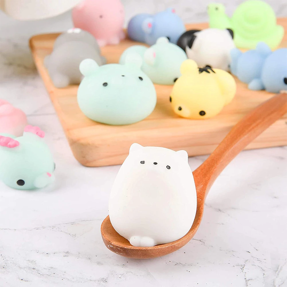 

2021 Squishy Soft Toy Cute Animal Antistress Ball Abreact Sticky Shape Slow Rising Anti Stress Relief Toys Relax Pressure Gift