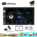 LeeKooLuu 2Din автомобильное радио Android Авторадио GPS-навигация Bluetooth WIFI MirrorLink FM-радио стерео 7-дюймовый автомобильный мультимедийный плеер