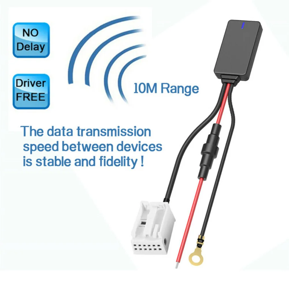 Автомобильный Bluetooth адаптер AUX 12 pin для Mercedes W169 W245 W203 W209 W164 портативные
