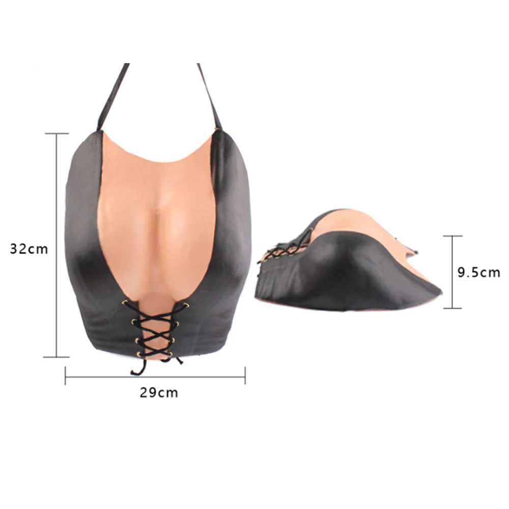 Поддельные груди EVA Хэллоуин поддельные кожи вечерние принадлежности для
