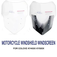 windshield windscreen ky500x ky400x motorcycle wind screen deflector windshield for colove ky400x ky500x ky 500x ky 400x
