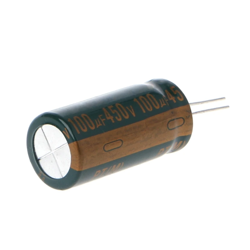 

450V 100uF Capacitance Electrolytic Radial Capacitor High Frequency Low ESR
