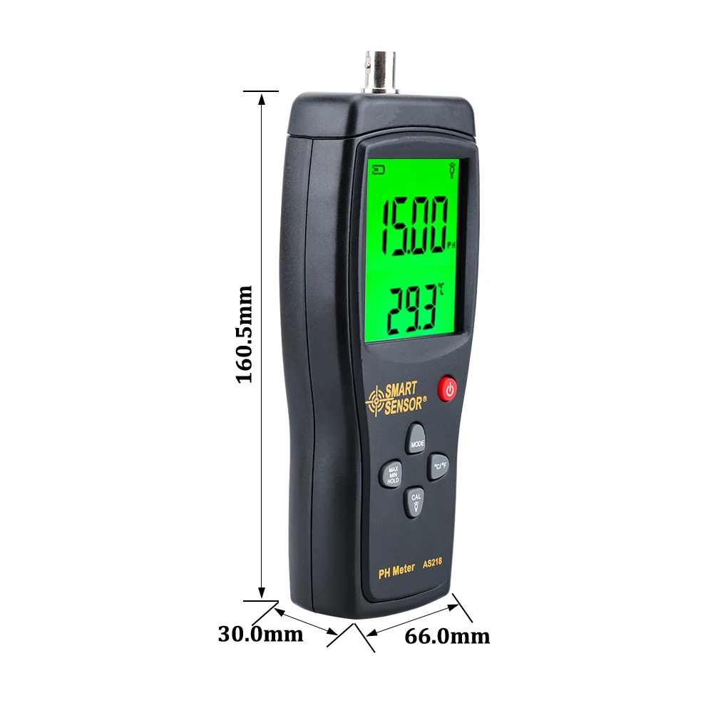Цифровой рН-метр, рН-метр для почвы, рН-тестер, SmartSensor AS218 0,00~ 14.00pH, измеритель влажности, измеритель кислотности воды