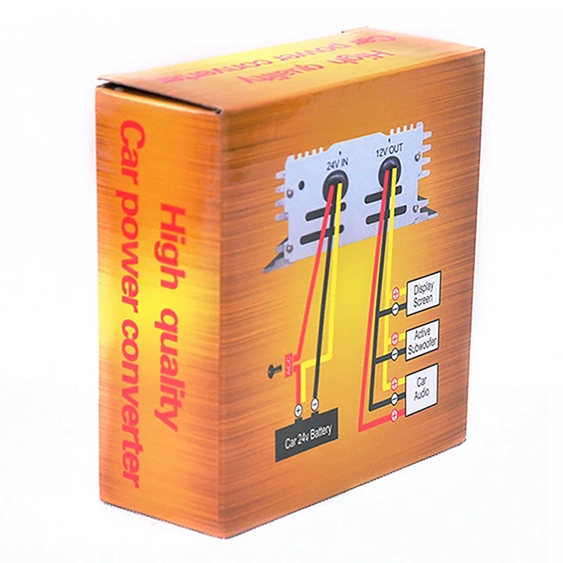 

DC DC Converter 24V to 12V 15A Power Buck Module Car Step Down Voltage Regulator Reducer for Car Stereo