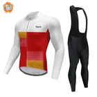 Мужская зимняя одежда для велоспорта Ralvpha 2020, Мужская Флисовая веломайка с длинным рукавом, дышащая одежда для велоспорта