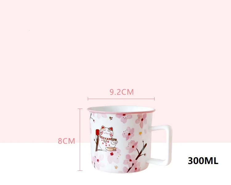 Oussirro креативный стиль Hello Lucky Kitty кошка молоко чай кофе кружки с ложкой костюм дети милые и комнаты украшения чашки воды