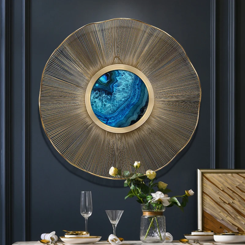 

Free shipping Wrought Iron 3D Stereo Wall Decorative Mirror Ornaments 3 size