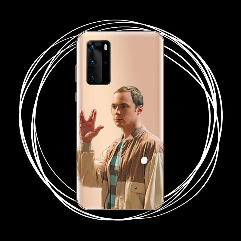 

Bazinga The Big Bang Theory Phone Case Transparent for Huawei P20 P30 P40 lite pro P smart 2019 honor 8x 10i