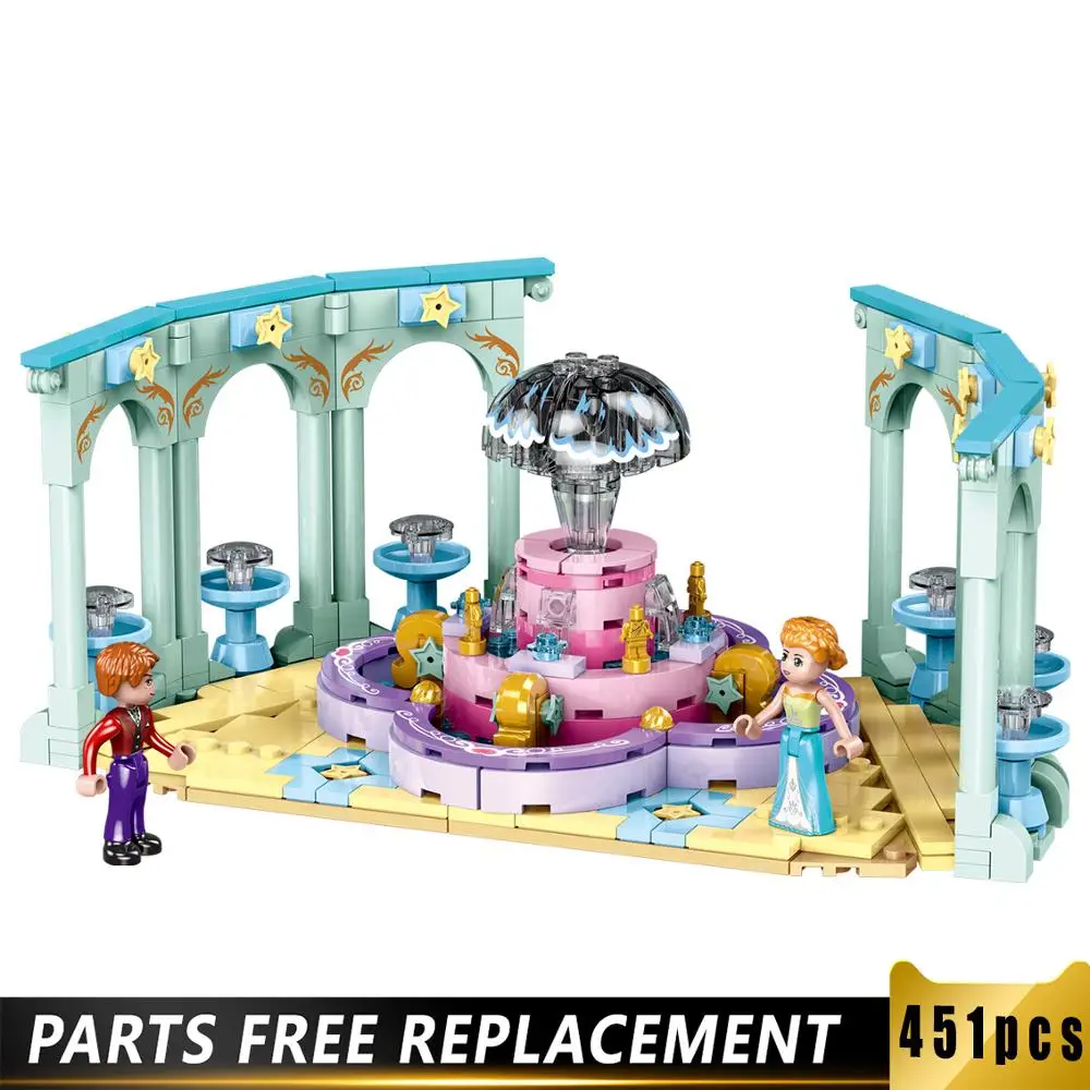

Xingbao 12023 Building Blocks Girls Series The Royal Fountain Set for Girls Friends Children's Educational Toys for Childs gift