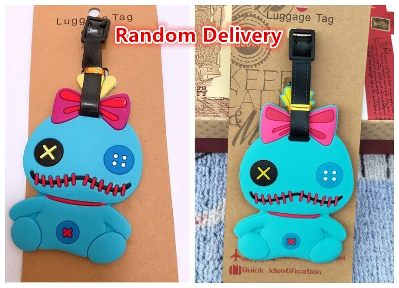 see chart IVYYE Stitch Eeyore аниме аксессуары для путешествий багажная бирка на чемодан ID адрес портативный держатель тегов багажная этикетка Новинка - Цвет: see chart