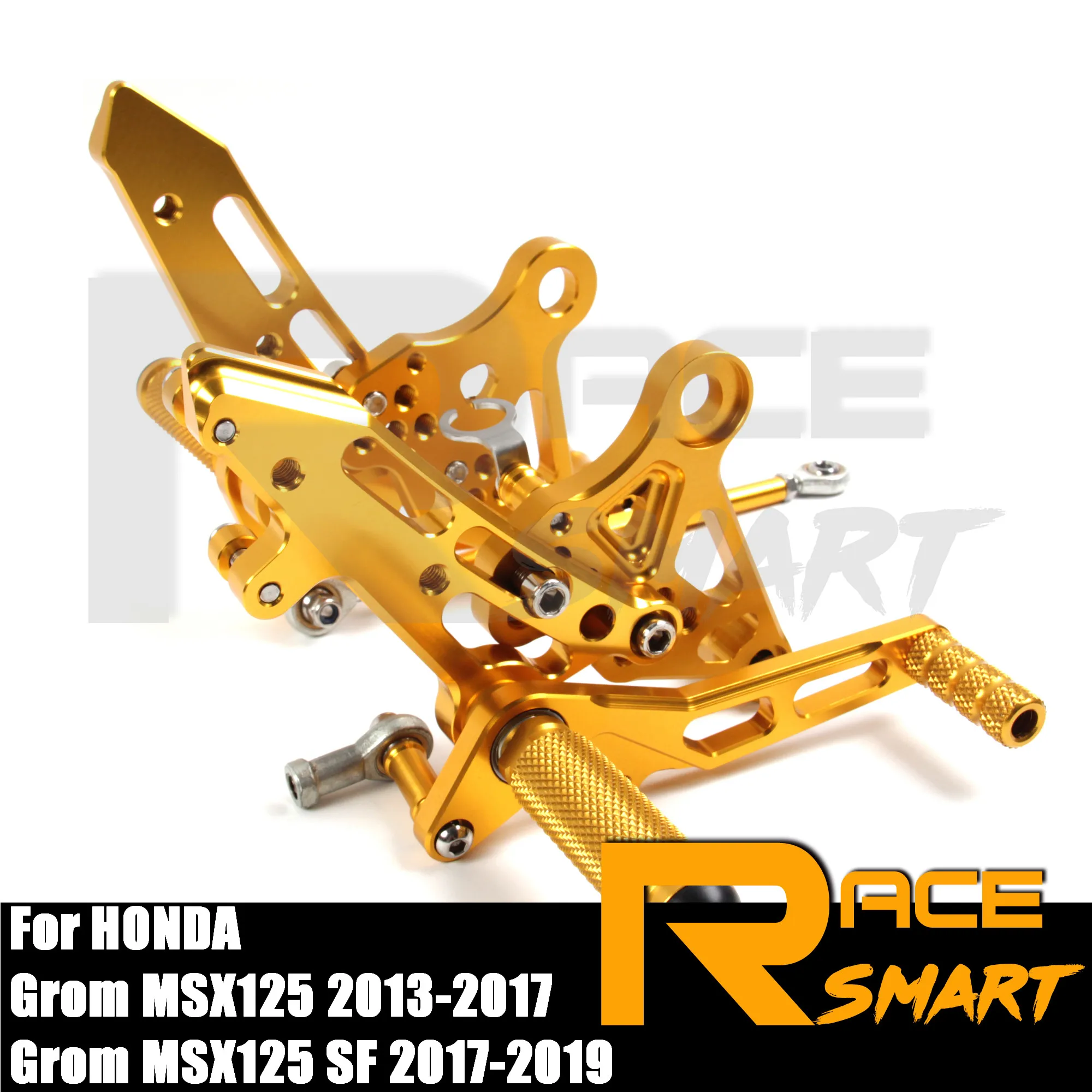 Для HONDA MSX125 2013 2014 2015 2016 2017 Мотоцикл с ЧПУ Регулируемая Задняя подставка для ног