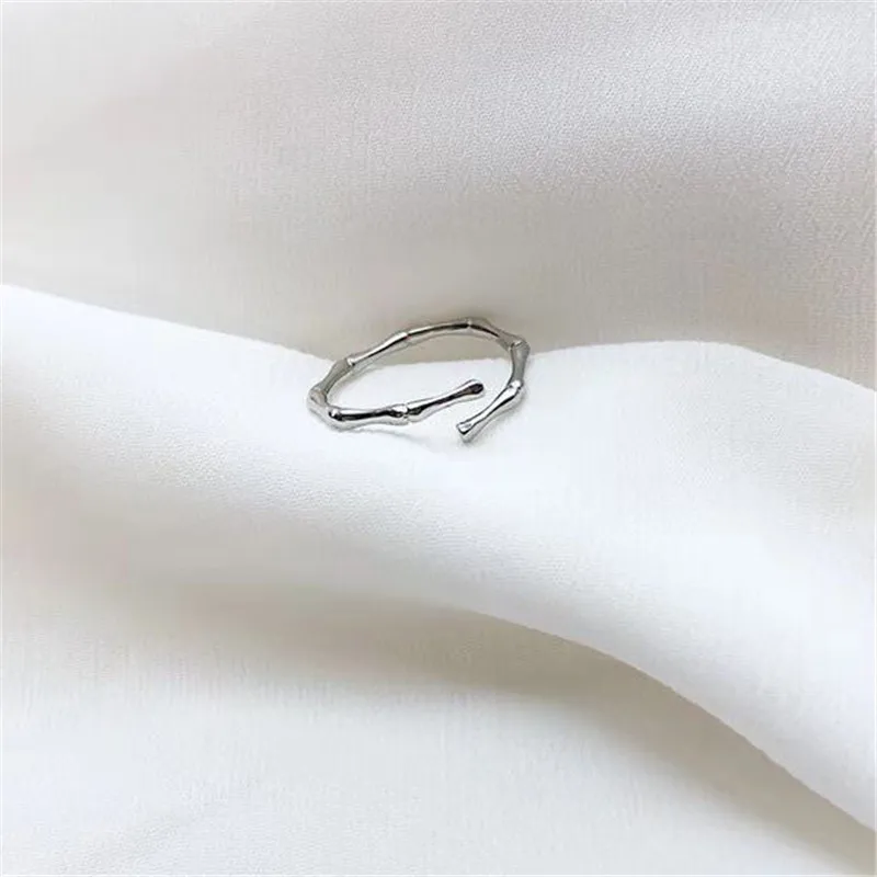 

New Arrival Opening Adjustable Rings Female Ins Style Student Tide Bamboo Ring Cheap Price