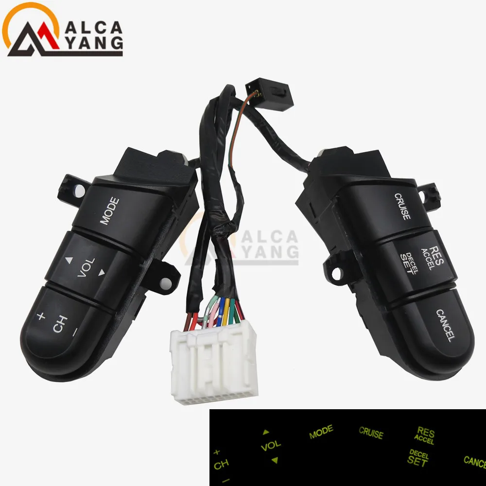 

Переключатель/кнопка управления аудиосистемой на рулевом колесе Malcayang для Honda Civic 06-11