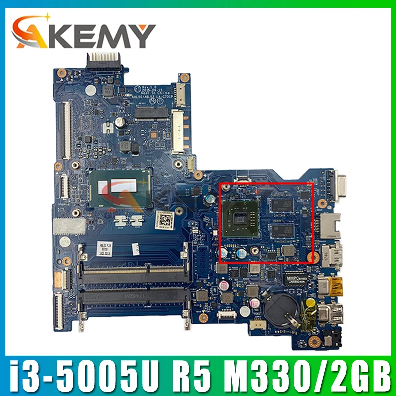 

Для HP 15-AC Материнская плата ноутбука 828181-601 AHL50/ABL52 LA-C701P с SR27G i3-5005u R5 M330/2 ГБ DDR3 мб 100% тестирование Быстрая доставка