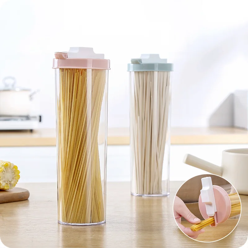 

Food Storage Box Sealed Containers Leakproof Storage Box Crisper for Cereal Spaghetti Noodle Pasta Grain Organizer Storage