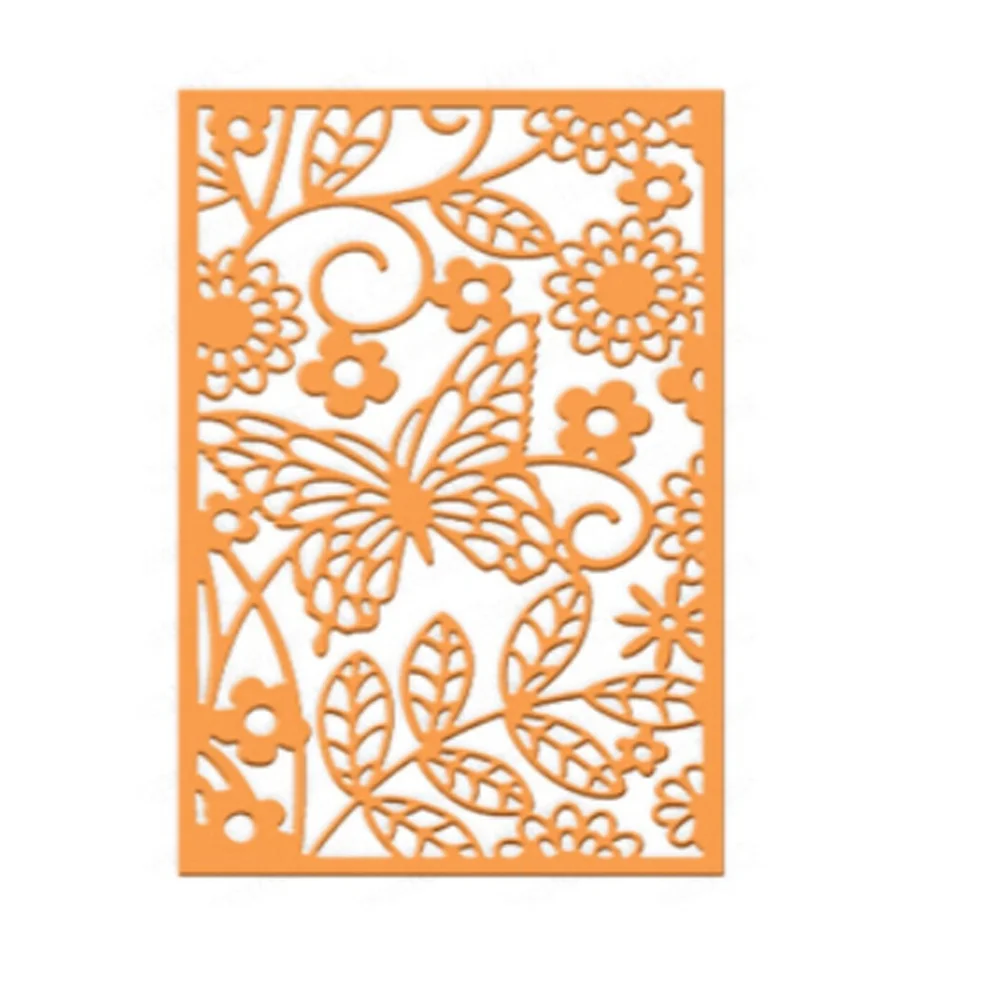 Тиснение карты трафарет рождественские украшения шаблон бабочка из