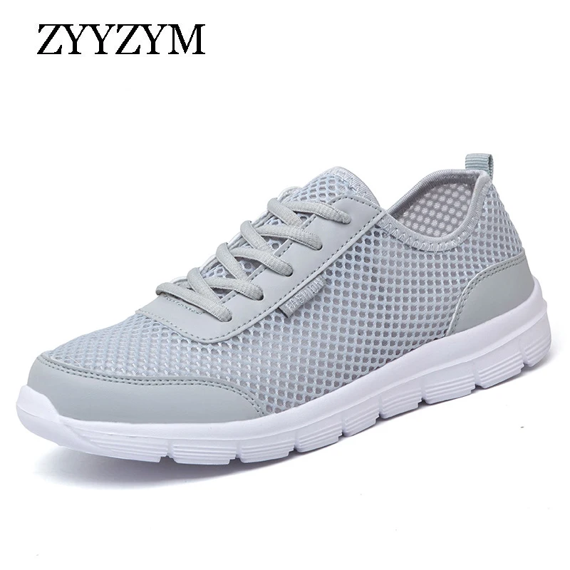 

ZYYZYM Shoes Women Sneakers Spring Summer Shoes Flats Shoes Air Mesh Big Sizes Light Breathable Women Vulcanized Shoes Footwear