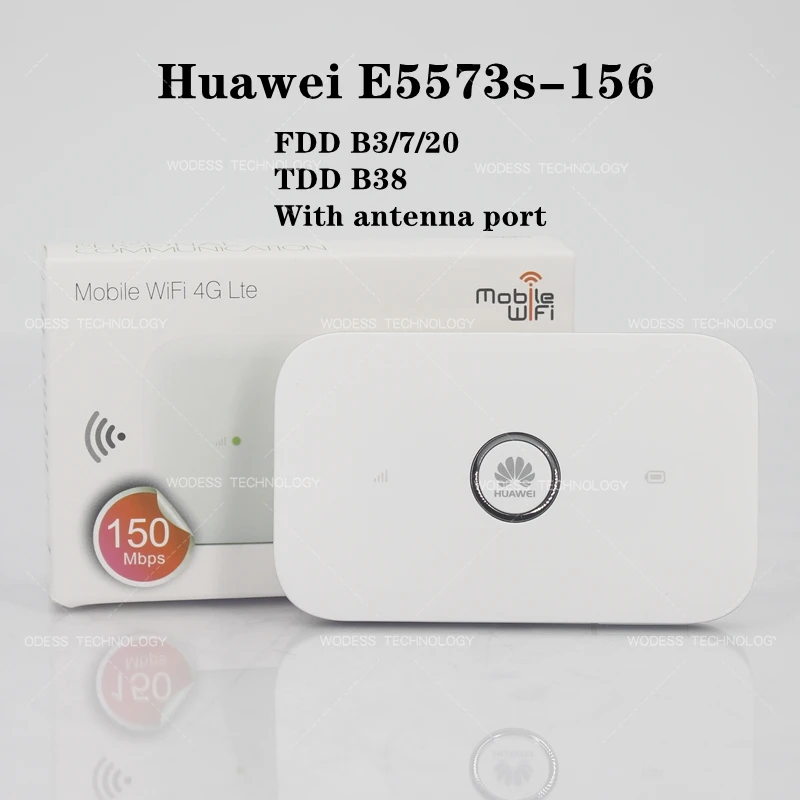 Карманный мини мобильный Wifi роутер huawei E5573 150 Мбит/с 4G LTE роутер с антенным портом - Цвет: E5573s-156 Huawei