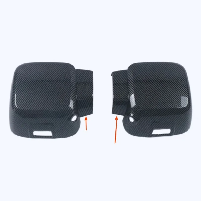Абс углеродное волокно/АБС ХРОМ/яркий черный обзор зеркальная крышка защитное