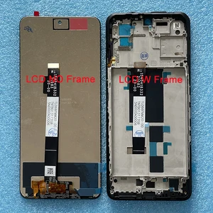 6.6" Original For Xiaomi Poco X3 GT 21061110AG LCD Display Screen Touch
Panel Digitizer Frame For Pocophone X3 GT