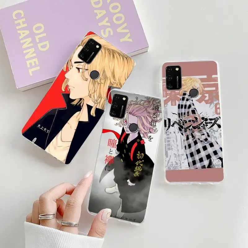

Anime Tokyo Revengers Mikey Phone Case For Samsung S4 S5 S6 S7 S7Edge S8 S9 S10 E Plus S20Fe lite Transparent Nax Fundas Cover