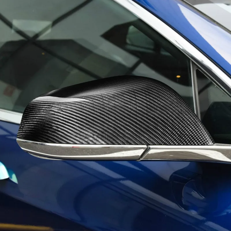 

Fit For Tesla model X 2016-2019 carbon fiber rearview mirror stickers 2-piece set of auto parts