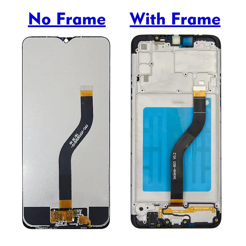 Pantalla LCD Original para SAMSUNG Galaxy A20S A207, montaje de digitalizador con pantalla t&aacute;ctil para Samsung SM-A207F A207M A20S, con marco-1