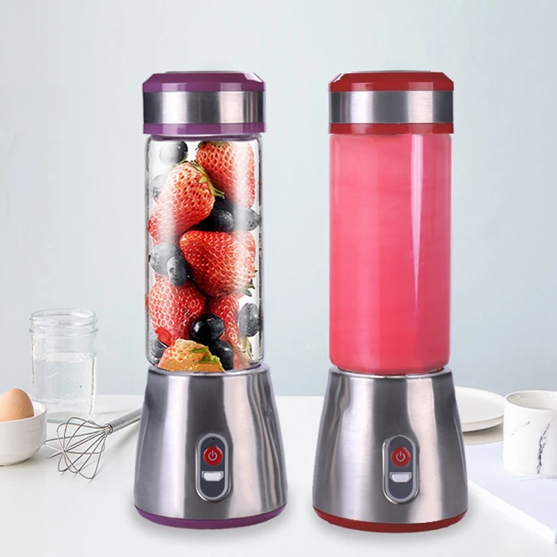 Mini Electric Usb Rechargeable Portable Blender Smoothie Maker Juicer Cup Shaker Squeezer Lemon Fruit Orange Juice Extractor -Pu | Бытовая