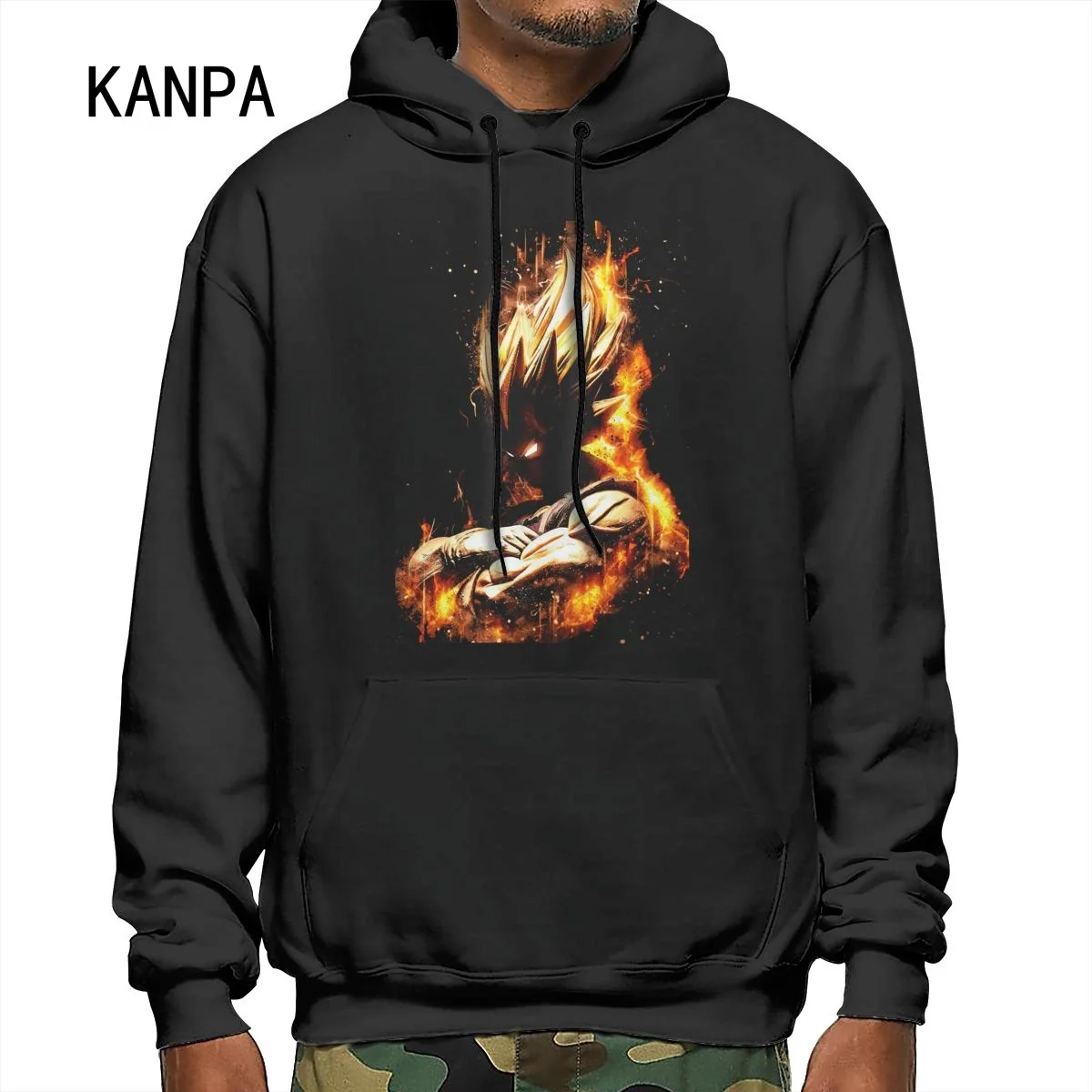

Мужская толстовка с капюшоном KANPA, с принтом в стиле аниме, топ для тренировок, Размер 2xl, 2021