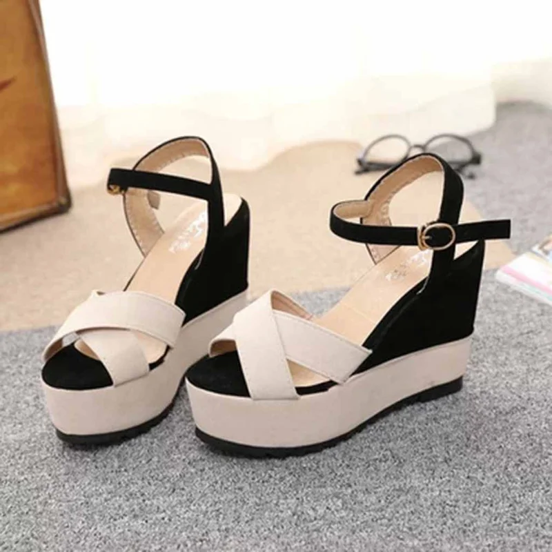 Mazefeng 2019 новинка женская модель разноцветные сандалии на платформе повседневная