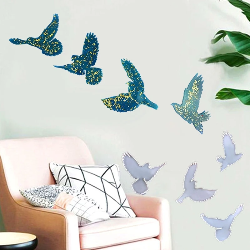 4 шт./1 шт. силиконовые подвески в виде птицы | Украшения и аксессуары