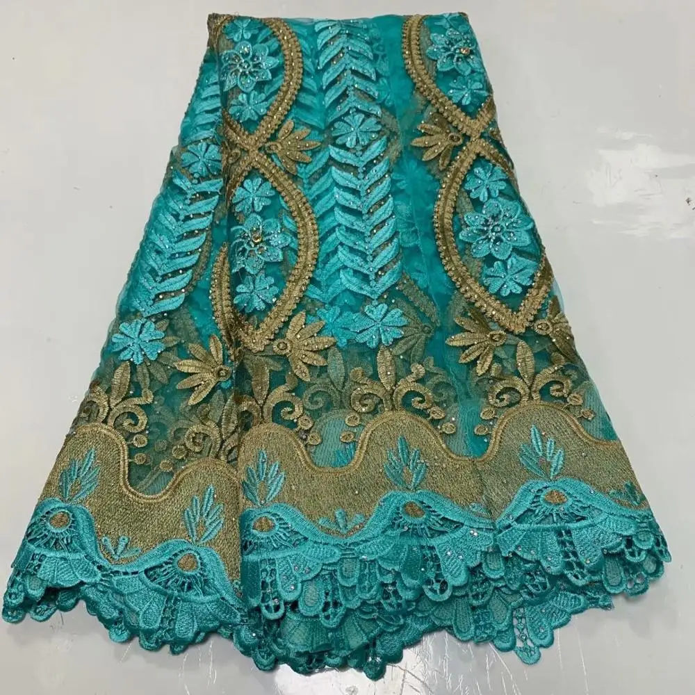 

Purple With Flower Embroidery French Net Lace Fabric Tulle Lace Material For Wedding/Party Dress VRN339 (5Yards/lot)