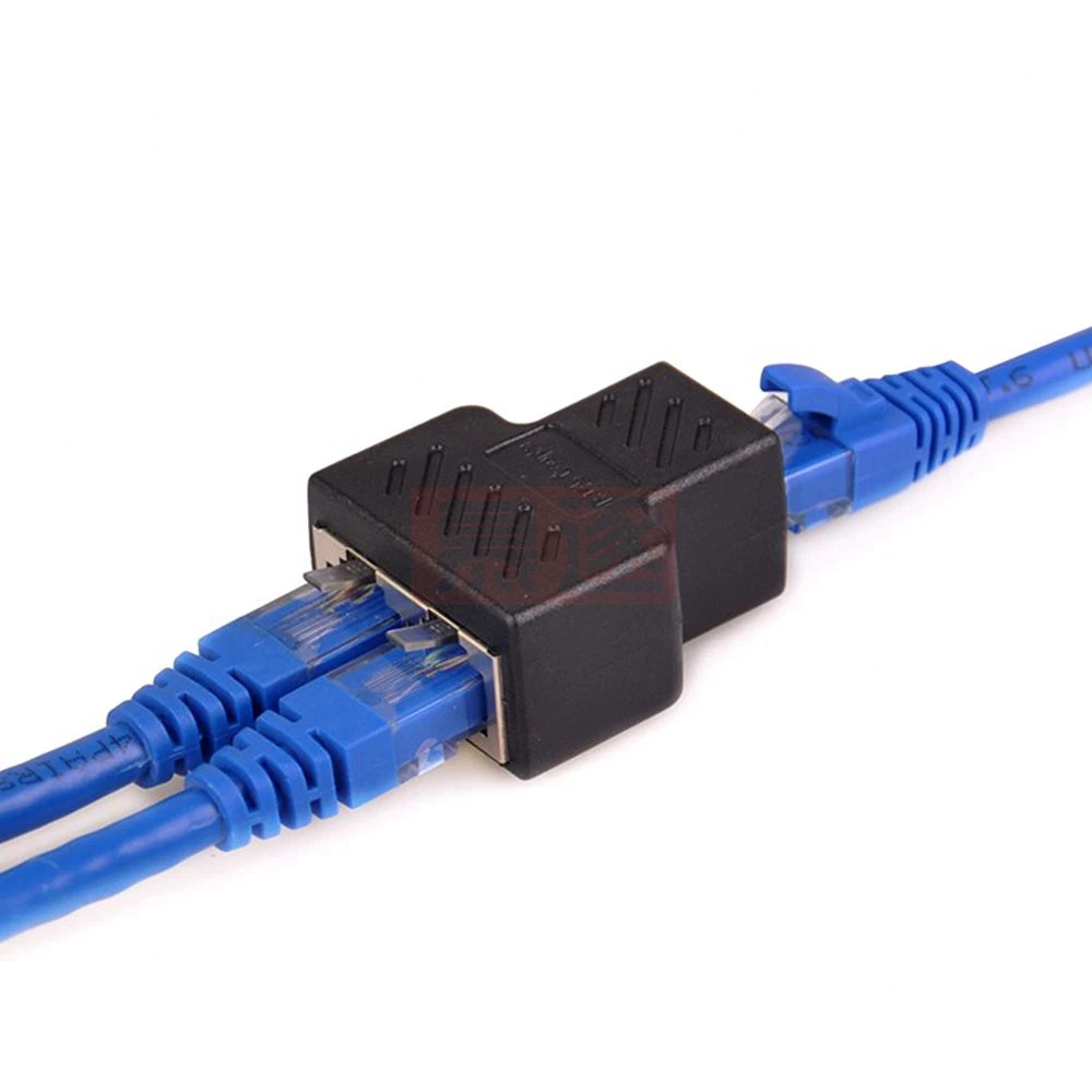 Переходник-разветвитель для кабеля Ethernet CAT 6 RJ45 с двумя переходниками UTP 7 5e |
