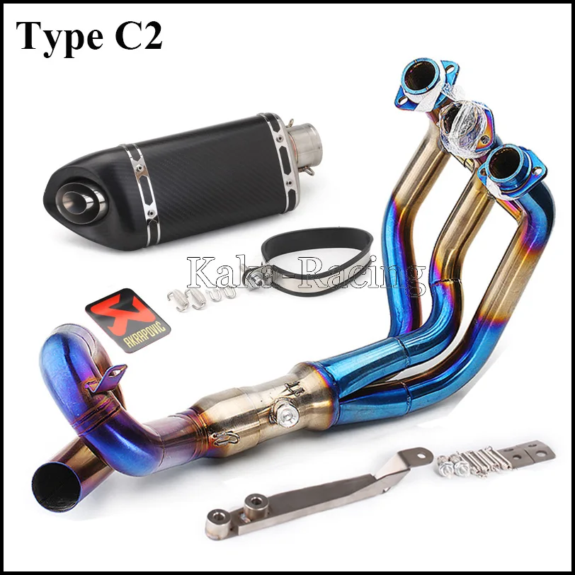 Мото rcycle Akrapovic выхлопная система труба без шнуровки из углеродного волокна