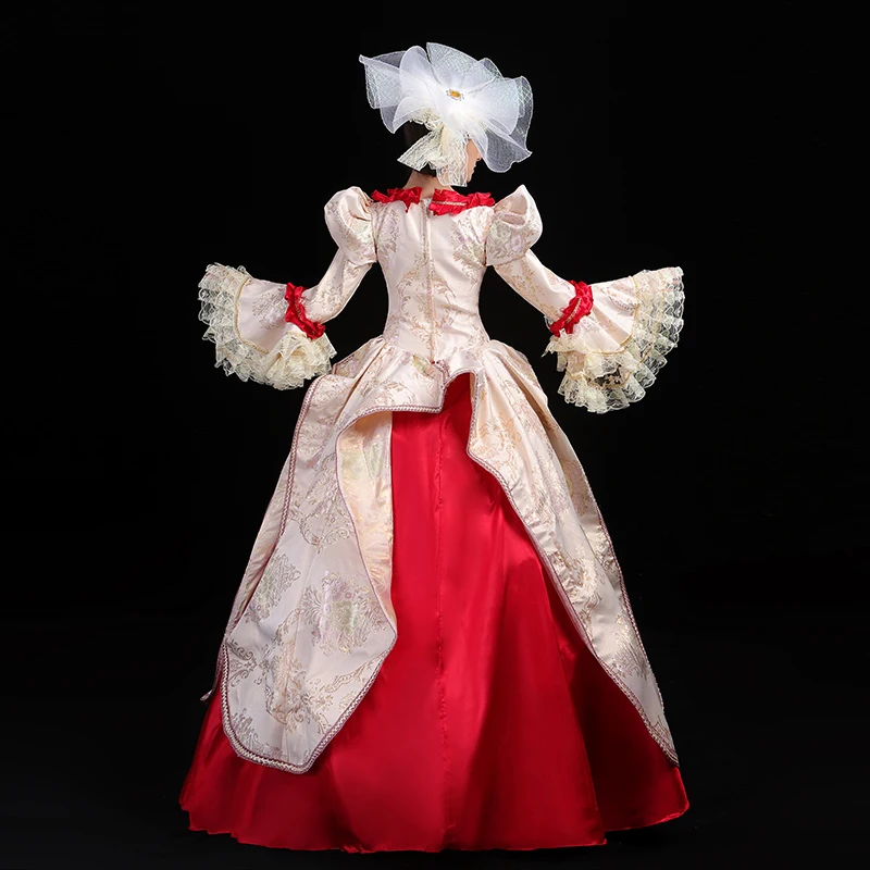 

High-end Court Rococo Baroque Rococo Marie Antoinette Dresses 18th Century Renaissance Historical Period Ball Gown for Women