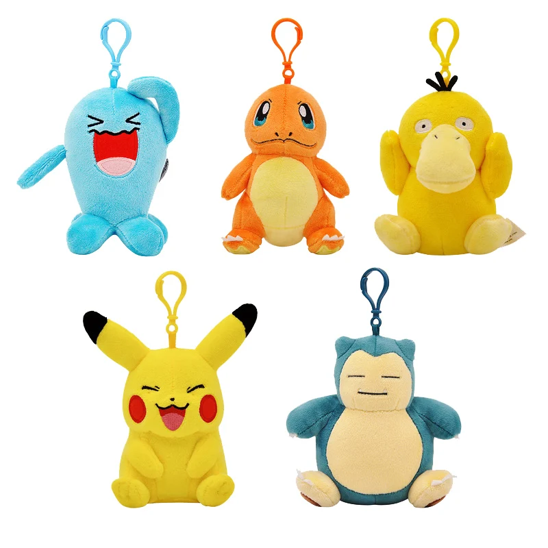 

Плюшевый брелок с покемоном, фигурка модели, игрушки, аниме мультфильм, плюшевый брелок для ключей, куклы, сумка, подвеска, автомобиль, брело...