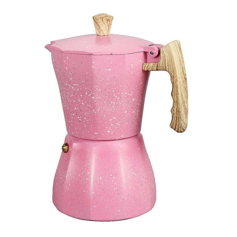 Stovetop-cafetera Espresso para uso en el hogar, máquina de Café Moka para estufa de Gas o eléctrica, con tapa de 3 tazas, con CNIM italiano caliente