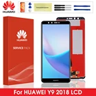 Оригинальный ЖК-дисплей для Huawei Y9 2018 ЖК-дисплей Enjoy 8 Plus FLA L22 LX2 LX1 LX3 дисплей сенсорный экран дигитайзер в сборе запасные части