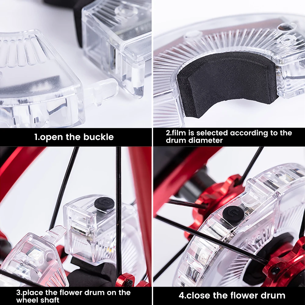 

Intelligent Motor Bike Wheel 33 Colors Hub Lights LED Cycling Bicycle Spoke Bike Wheel Hub Lights Waterproof LED Cycling Lamp