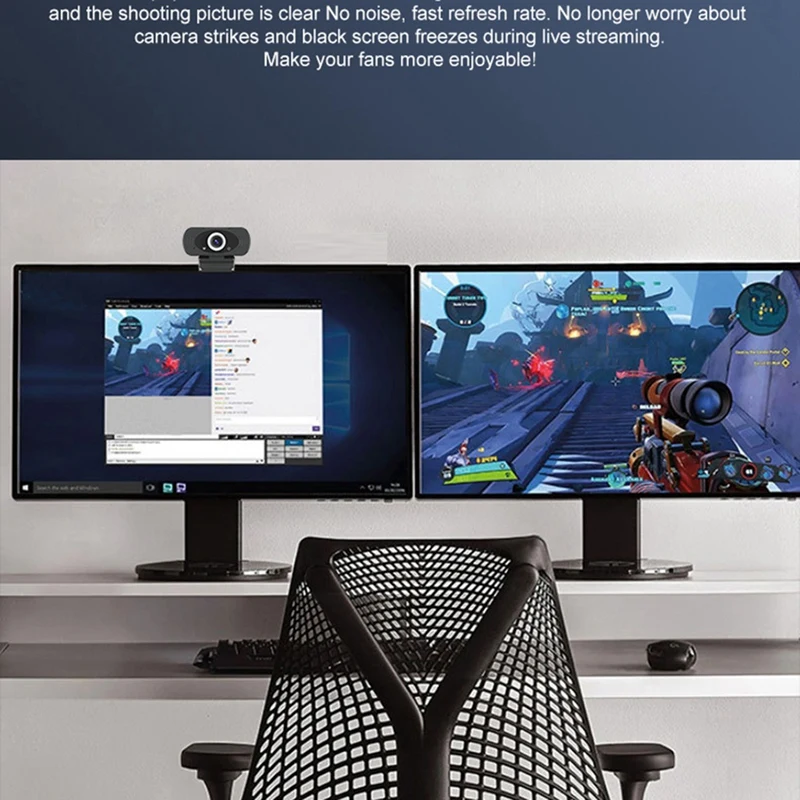 

1080P HD Computer Camera USB Web Camera Webcams Built-in Sound-Absorbing Microphone