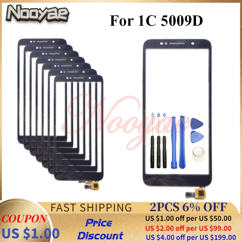 Сенсорный экран 5 3 дюйма для Alcatel 1C 5009D 5009 5024 дигитайзер сенсорного экрана