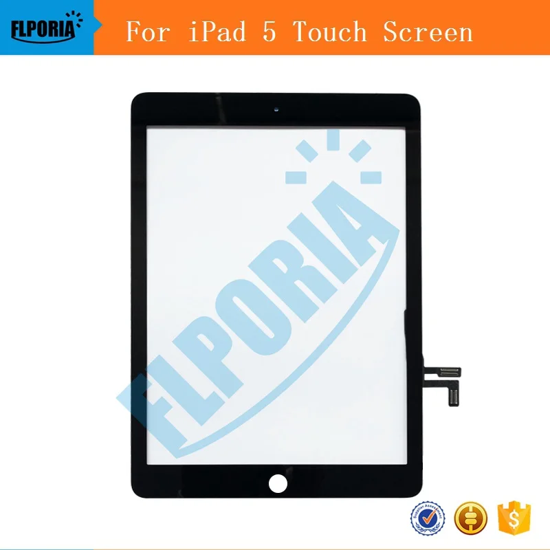 Сенсорный экран для iPad 5 поколения дигитайзер ЖК Панель переднее стекло A1822 A1823