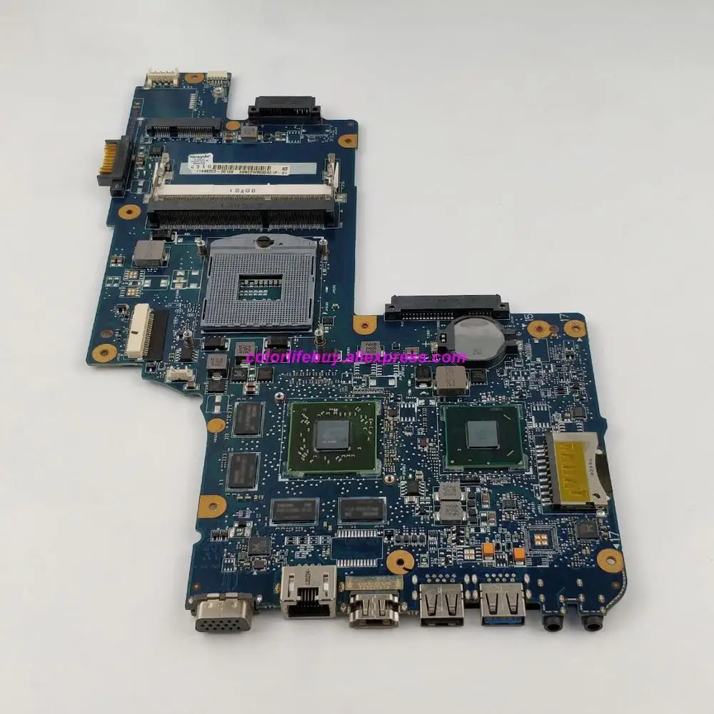 

Genuine H000050770 HM76 w HD7610M/1GB Video Card Laptop Motherboard Mainboard for Toshiba Satellite L850 C850 C855 Notebook PC